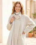 Her Curve Wardrobe - Roken | High-Neck Asymmetric Coat